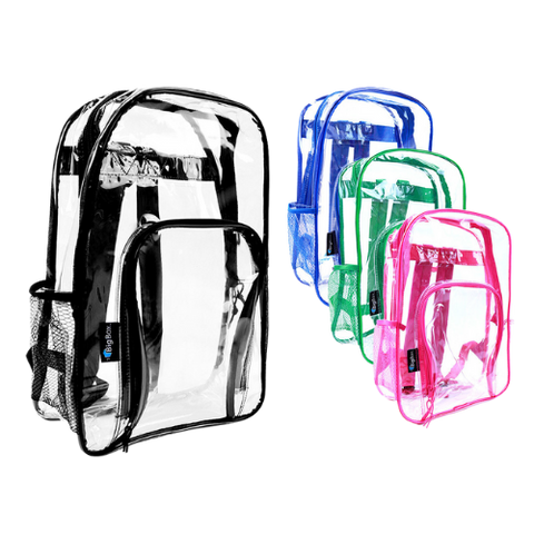 17" Clear Security Backpack #675