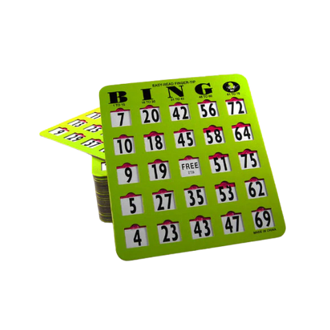 Bingo Fingertip Slide Cards #BINGOCARDS