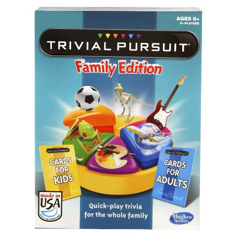 Trivial Pursuit Family Edition #236F Board Game - Davis Distributors Inc