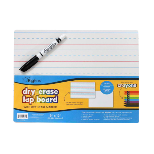 BigBox Dry Erase Lap Boards with Markers #715