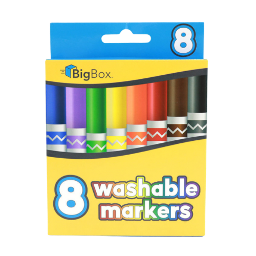 BigBox 8 Washable Markers #705