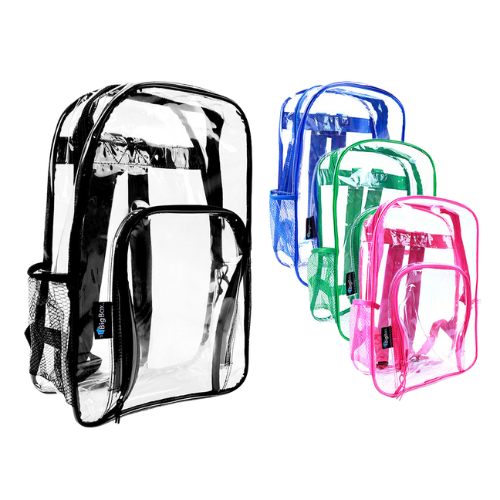 17" Clear Security Backpack #675