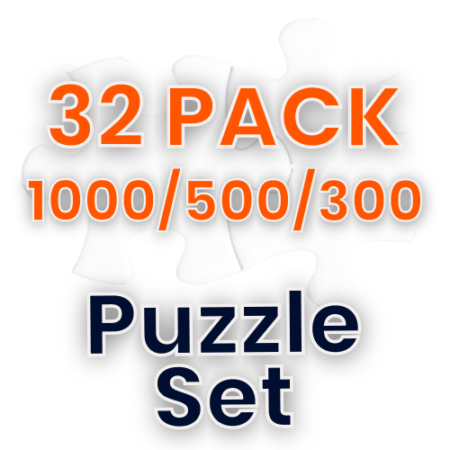 32 pk of Assorted Jigsaw Puzzles #PUZASET