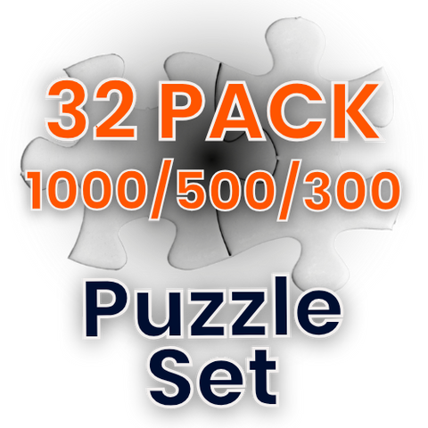 32 pk of Assorted Jigsaw Puzzles #PUZASET