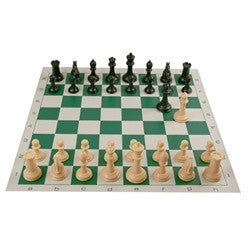 Vinyl Roll-Up Chess Set #981 Board Game - Davis Distributors Inc