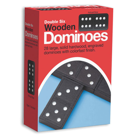 Double 6 Wooden Dominoes #106 Dominoes - Davis Distributors Inc