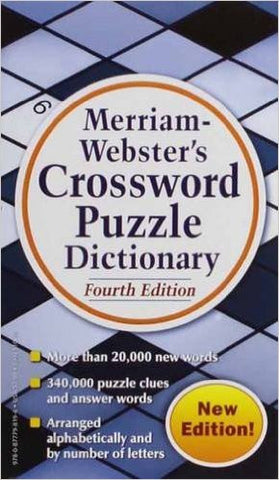 Merriam Webster's Crossword Puzzle Dictionary #DIC8 - Davis Distributors Inc
