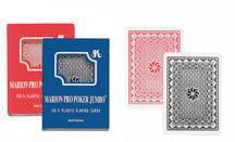 Playing Cards- Marion Pro Jumbo 100% Plastic Card Game - Davis Distributors Inc
